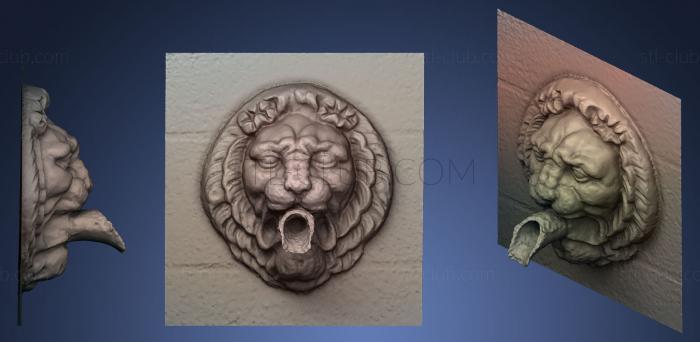 3D model Lion head 3 (STL)